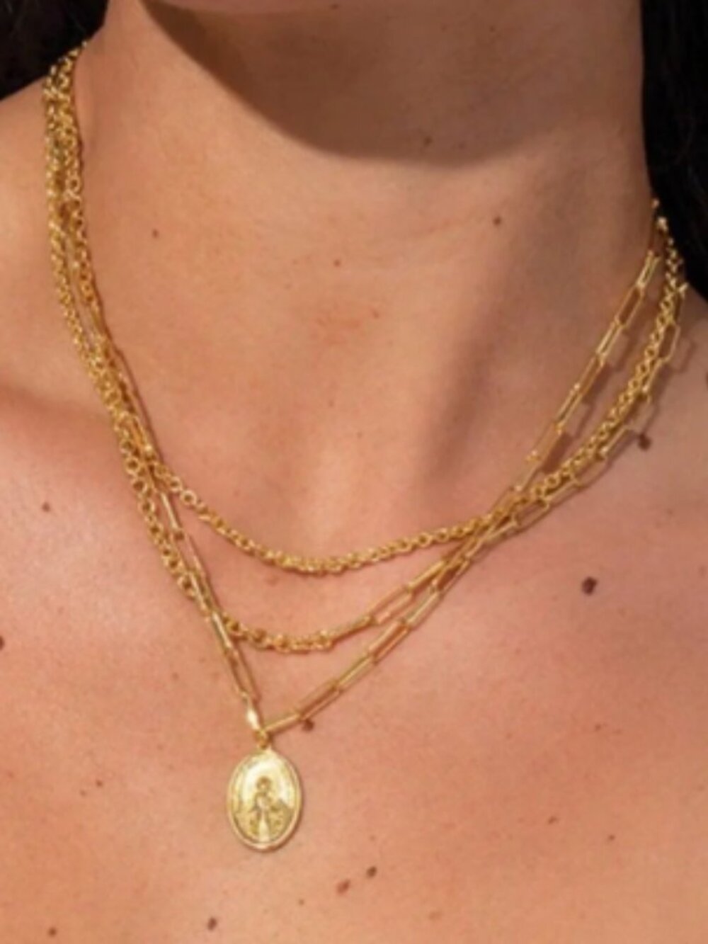 Uncommon James Gold Three's Company Necklace